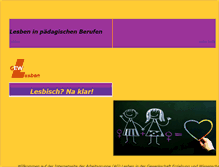Tablet Screenshot of lesbische-lehrerinnen.de